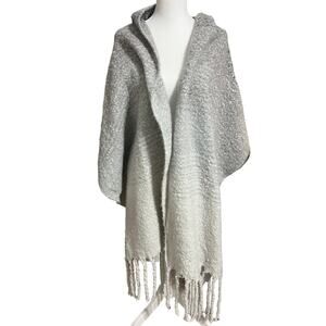 Mer Sea Gray Oversized Scarf